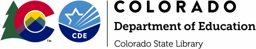 Colorado Department of Education, Colorado State Library logo